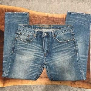 Mens American Eagle Slim Straight Jeans